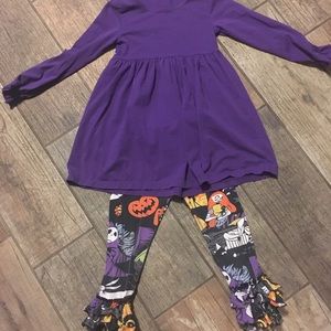 Girls size 4 Nightmare Before Christmas outfit
